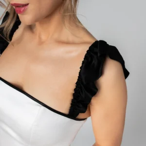 Ramiączka Ruffled Butterfly Black