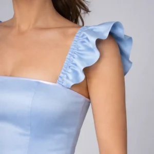 Ramiączka Ruffled Butterfly Blue