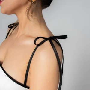 Ramiączka Thin Bow Black
