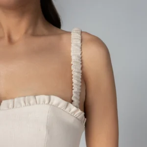 Ramiączka Thin Draping Beige