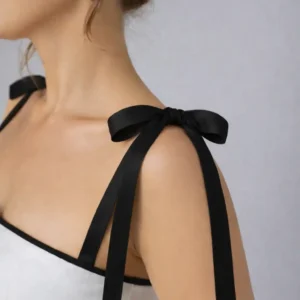 Ramiączka Thic Bow Black