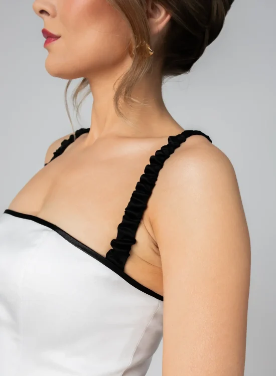 Ramiączka Thin Draping Black