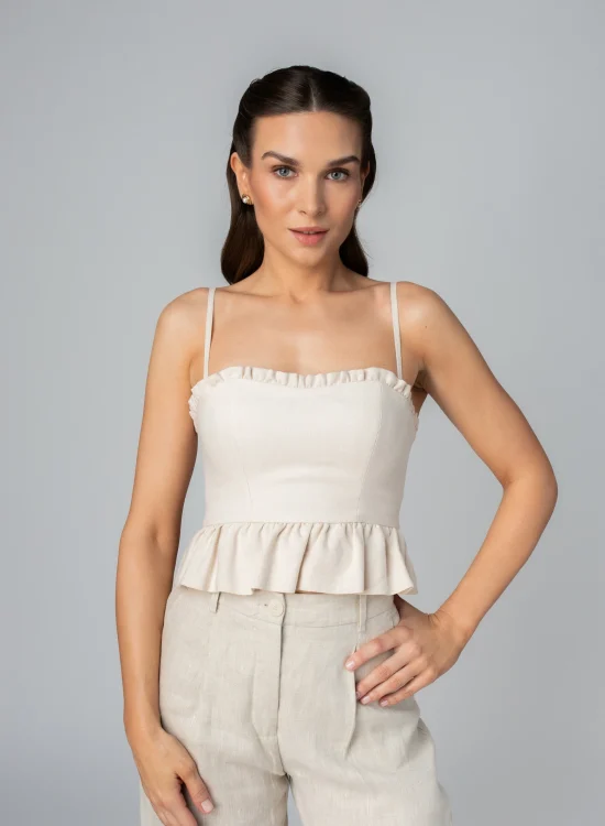 gorset soft z baskinką